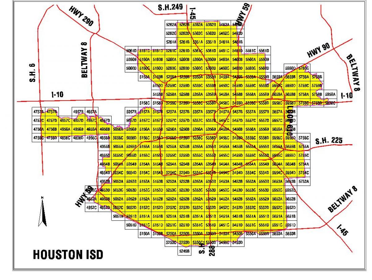 Houston plac szkolny na mapie