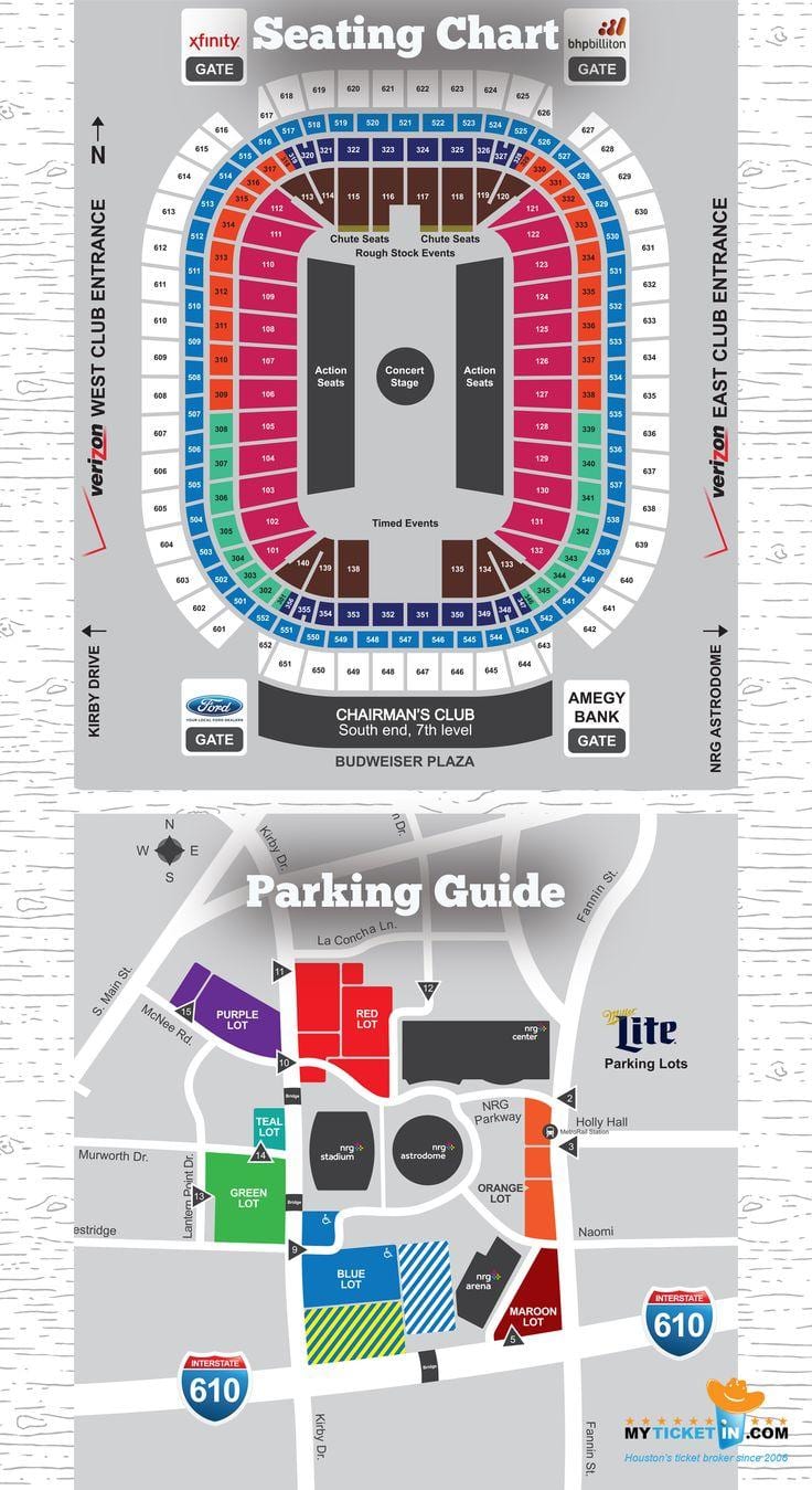 Houston rodeo mapie miejsc