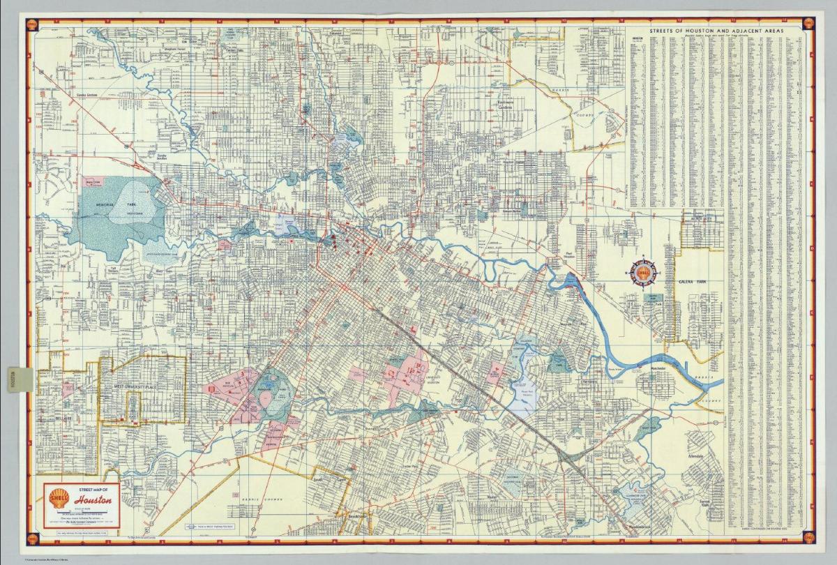 ulica mapie Houston