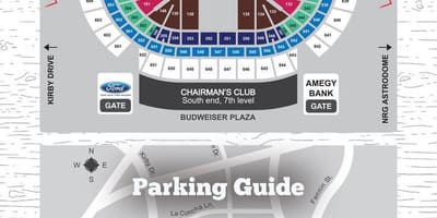 Houston rodeo mapie miejsc