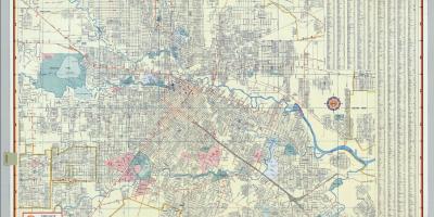 Ulica mapie Houston