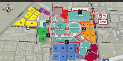НРГ parking mapę stadionu